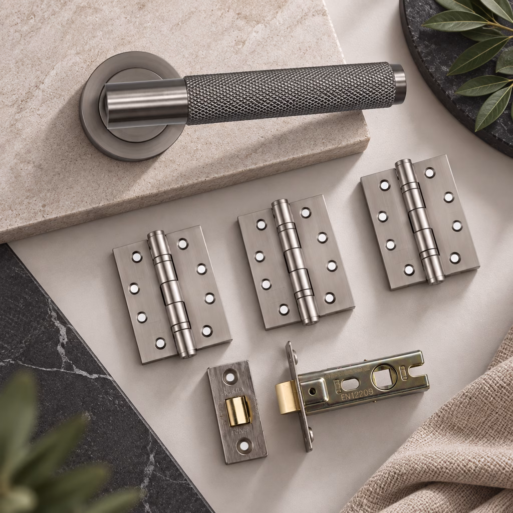 Deanta Sparta Matt Satin Black Nickel Handle Pack