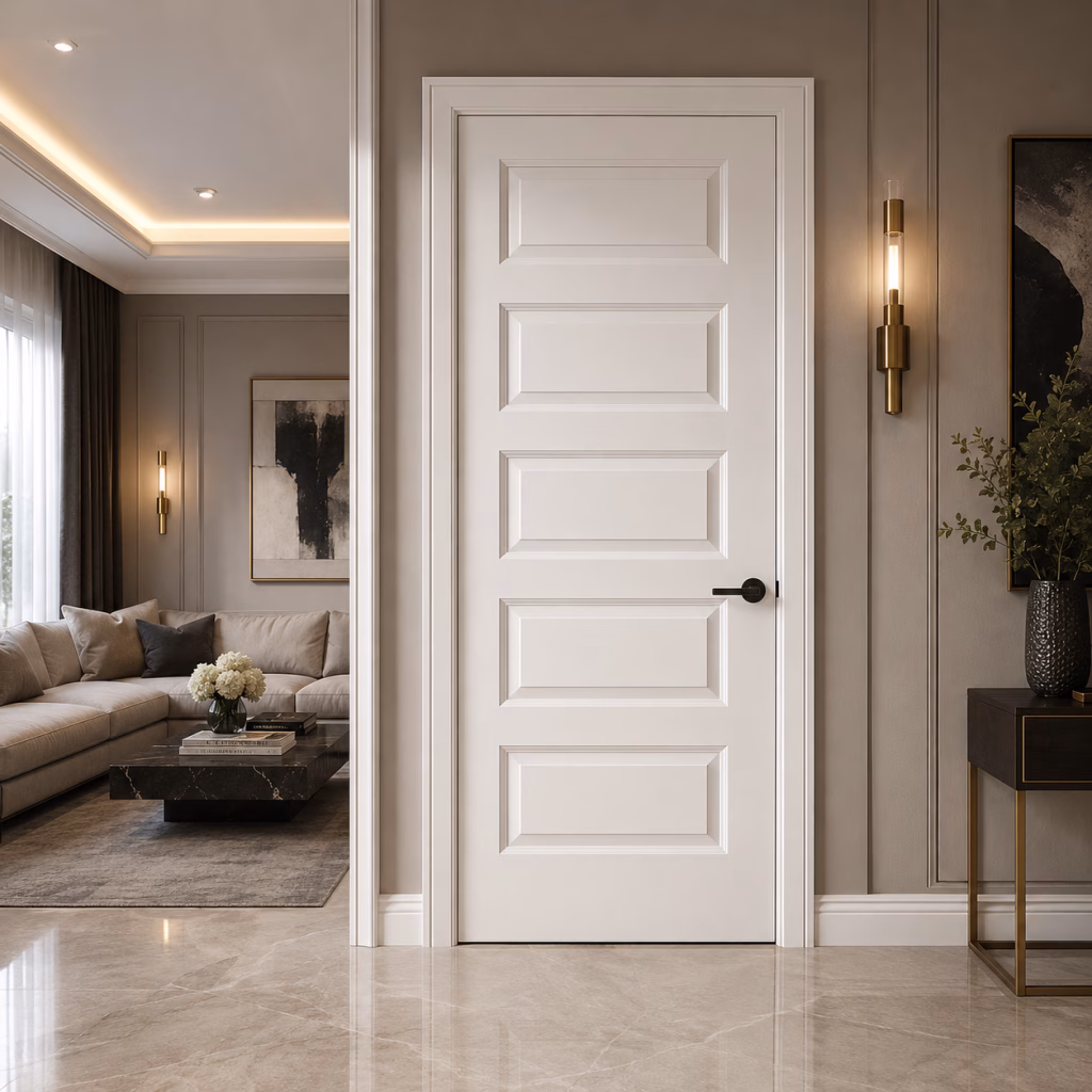 5-Panel-Rockport-FD30-Hinges-And-Holes-Internal-Fire-Door-lifestyle