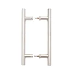 Deanta Guardsman Satin Steel Pull Handle 22mm-Zdoors