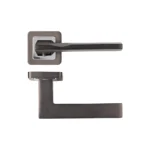 Deanta Hadrian Matt Satin Black Handle-Zdoors
