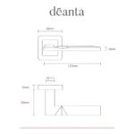 Deanta Hadrian Matt Satin Black Handle-sizes