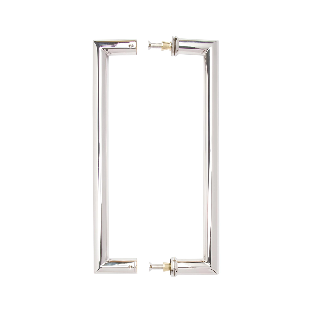 Deanta Mitred Polished Steel Pull Handle 22mmØ-ZDoors
