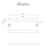 Deanta Mitred Polished Steel Pull Handle 22mmØ-sizes