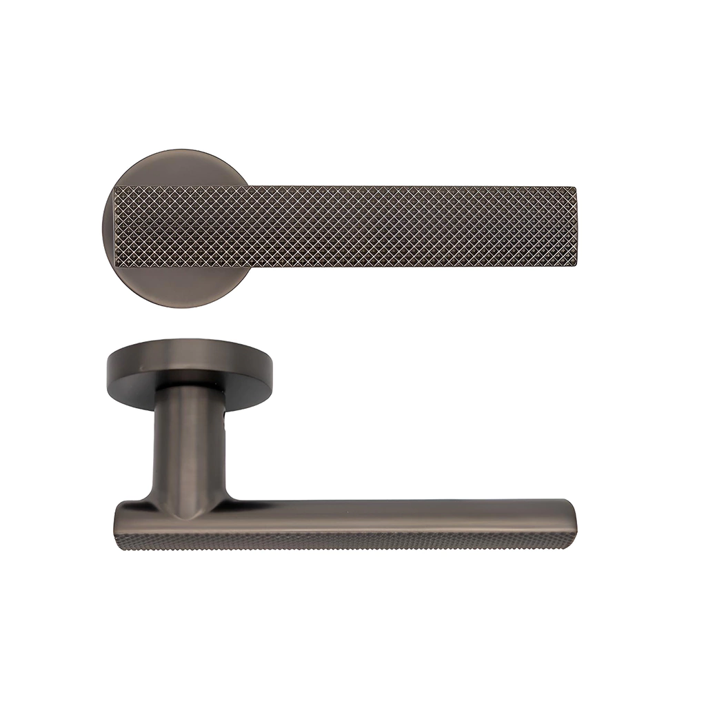 Deanta Olympia Matt Satin Black Nickel Handle-ZDoors