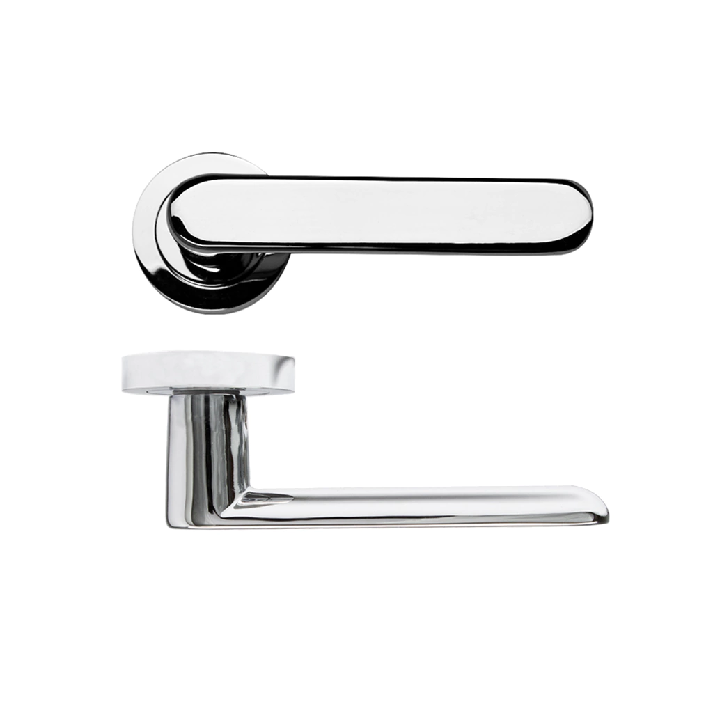 Deanta Parga Polished Chrome Handle-ZDoors