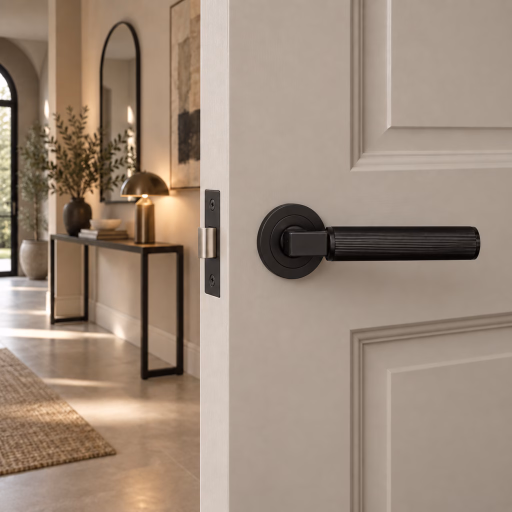 Deanta Delphi Matt Black Handle
