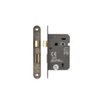 Deanta 3 Lever Radius Mortice Sash Lock Satin Nickel-ZDoors