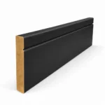 AGT Black Pre-Finished V Grooved MDF Skirting Board