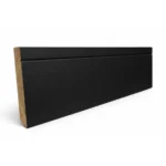 AGT Black V Grooved Pre-Finished MDF Skirting Board 120mm