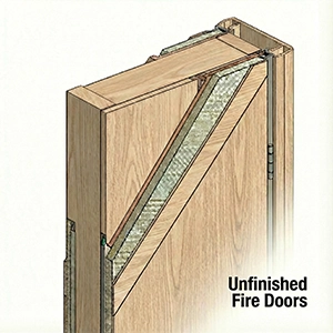 Unfinished Fire Doors