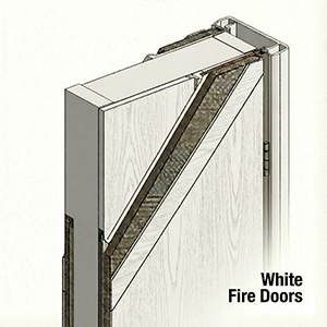 White Fire Doors