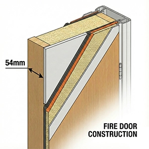 54mm Fire Doors