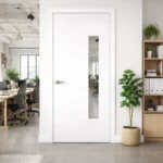 White-Primed-18G-Side-Glazed-FD30-Office-Internal-Door-Lifestyle-Image