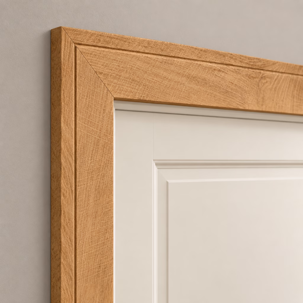 AGT Light Oak Grooved Pre-Finished 69mm MDF Architrave – Pack of 5