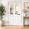 LPD Ashford Glazed White Moulded Smooth 2 Panel White Primed Hollow Core Internal Door Lifestyle