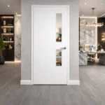 PREMDOR-White-Primed-Clear-Glazed-FD60-Internal-Office-Door-Lifestyle-Image