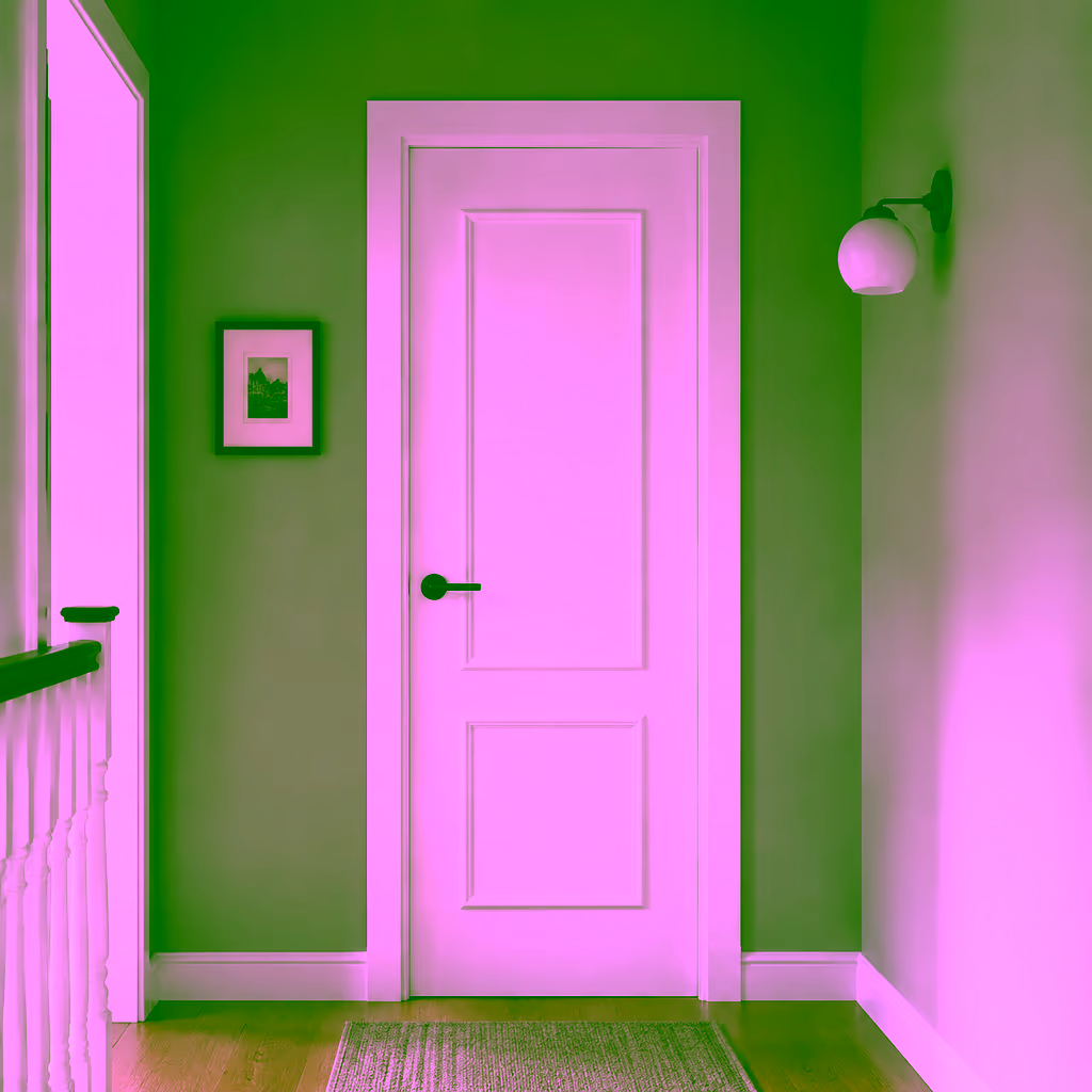 LPD Berlin White 2 Panel Smooth Moulded Pre-Finished FD30 Internal Fire Door lifestyle