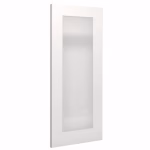 Deanta Denver White Primed 1 Lite Obscure Glazed Internal Door 1