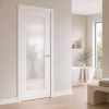 Deanta Denver White Primed 1 Lite Obscure Glazed Internal Door lifestyle