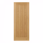 Deanta Ely Oak Vertical Grooved Prefinished FD60 Internal Fire Door