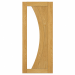 Deanta Ravello Oak 1 Lite Clear Glazed Prefinished Internal Door