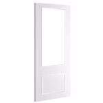 Deanta Sandringham White Primed Clear Glazed FD30 Internal Fire Door