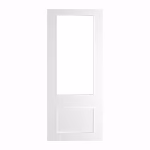 Deanta Sandringham White Primed Clear Glazed FD30 Internal Fire Door