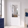 Deanta Sandringham White Primed Clear Glazed FD30 Internal Fire Door lifestyle