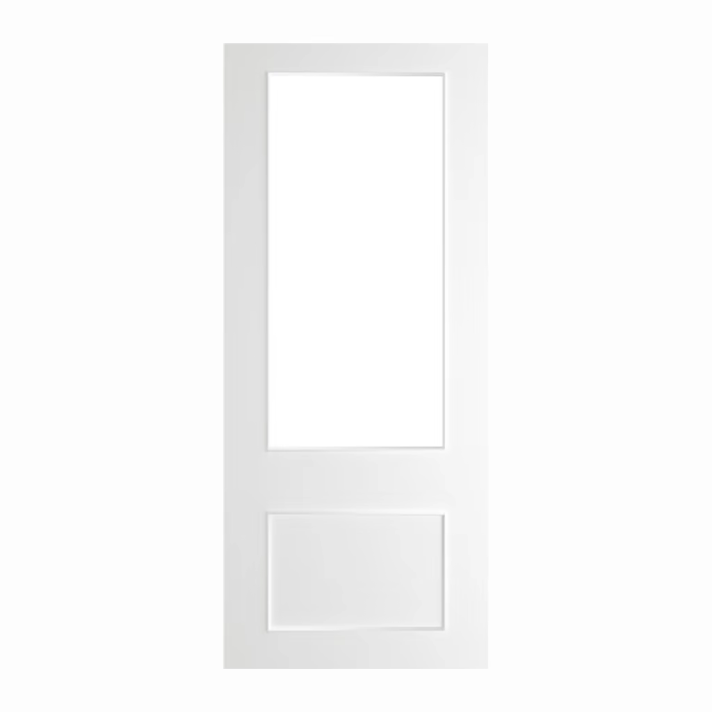 Deanta Sandringham White Primed Clear Glazed FD30 Internal Fire Door