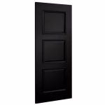 Deanta Trinity Black 3 Panel Prefinished FD30 Internal Fire Door