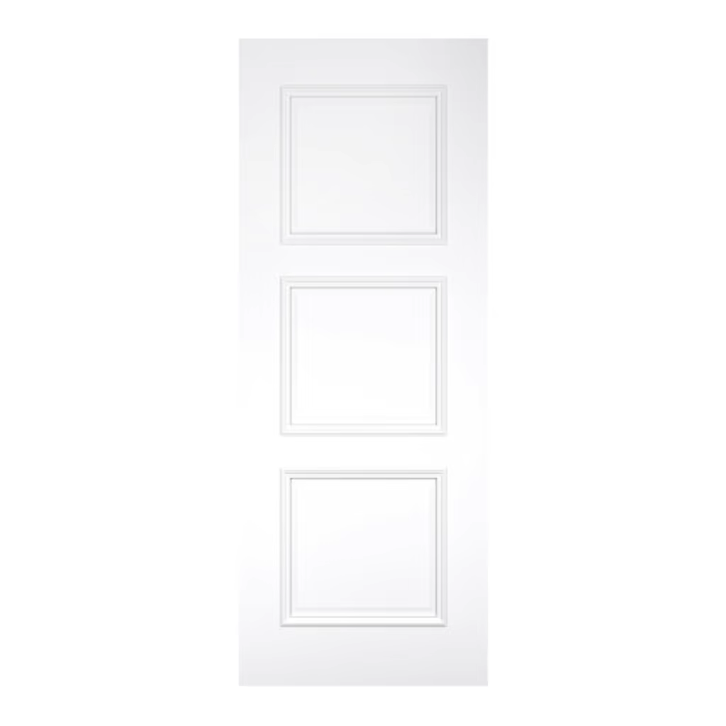 Deanta Trinity White Primed 3 Panel Internal Door