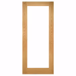 Deanta Walden Oak 1 Lite Clear Glazed Unfinished Internal Door