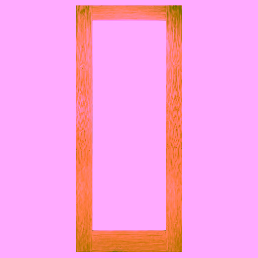 Deanta Walden Oak 1 Lite Clear Glazed Unfinished Internal Door
