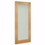 Deanta Walden Oak 1 Lite Obscure Glazed Unfinished Internal Door 1