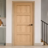 LPD Shaker Oak 4 Panel Unfinished FD30 Internal Fire Door lifestyle