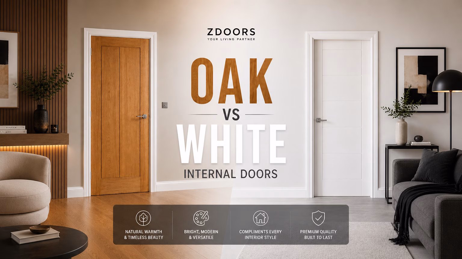 Oak vs White Internal Doors