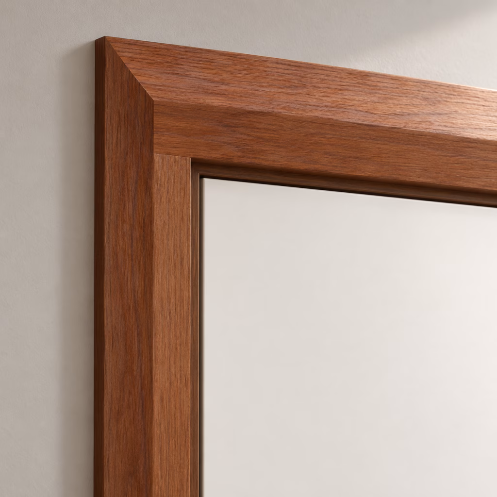 Deanta Half Splayed Prefinished Walnut Architrave