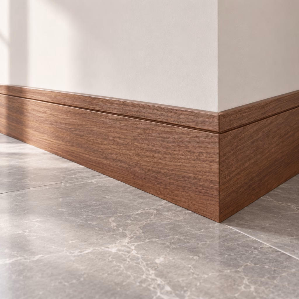 Deanta Shaker Prefinished Walnut Skirting Board