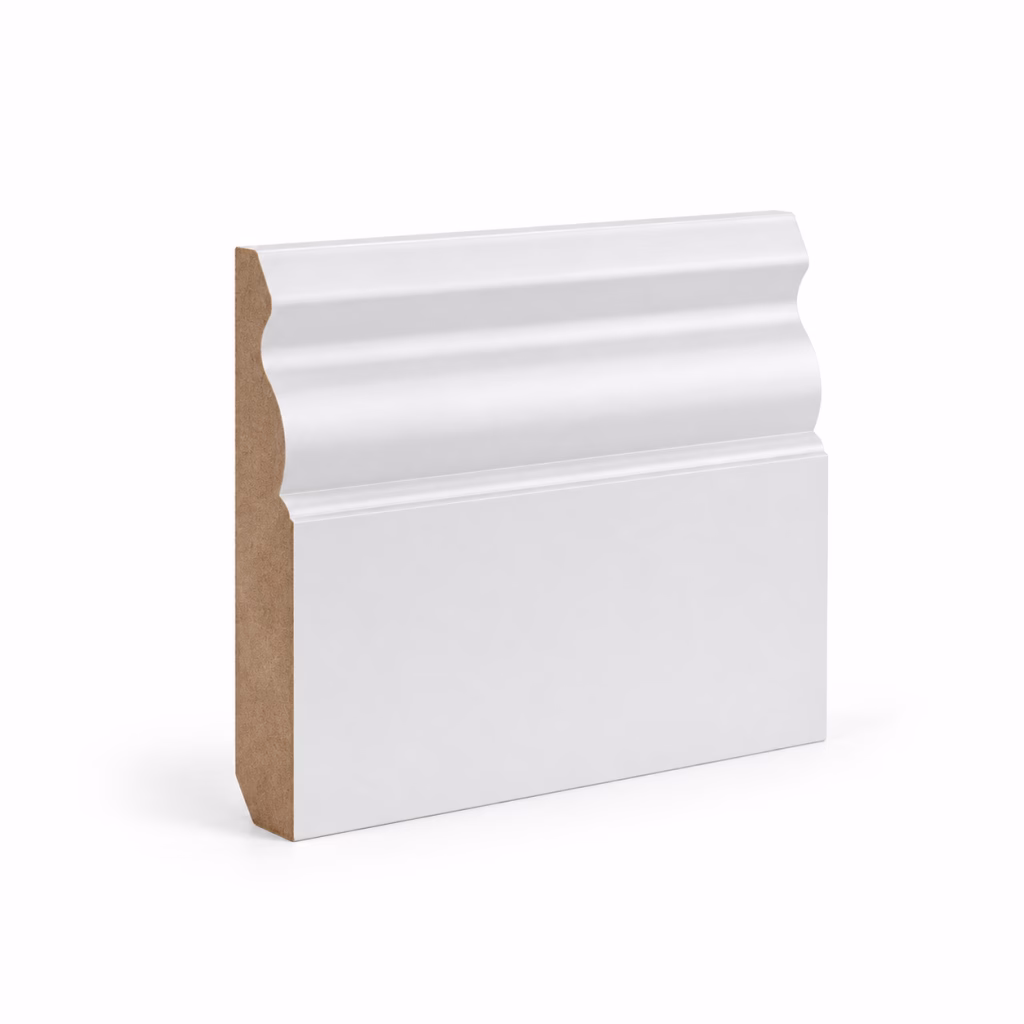 Deanta White Primed Ulysses Skirting Board
