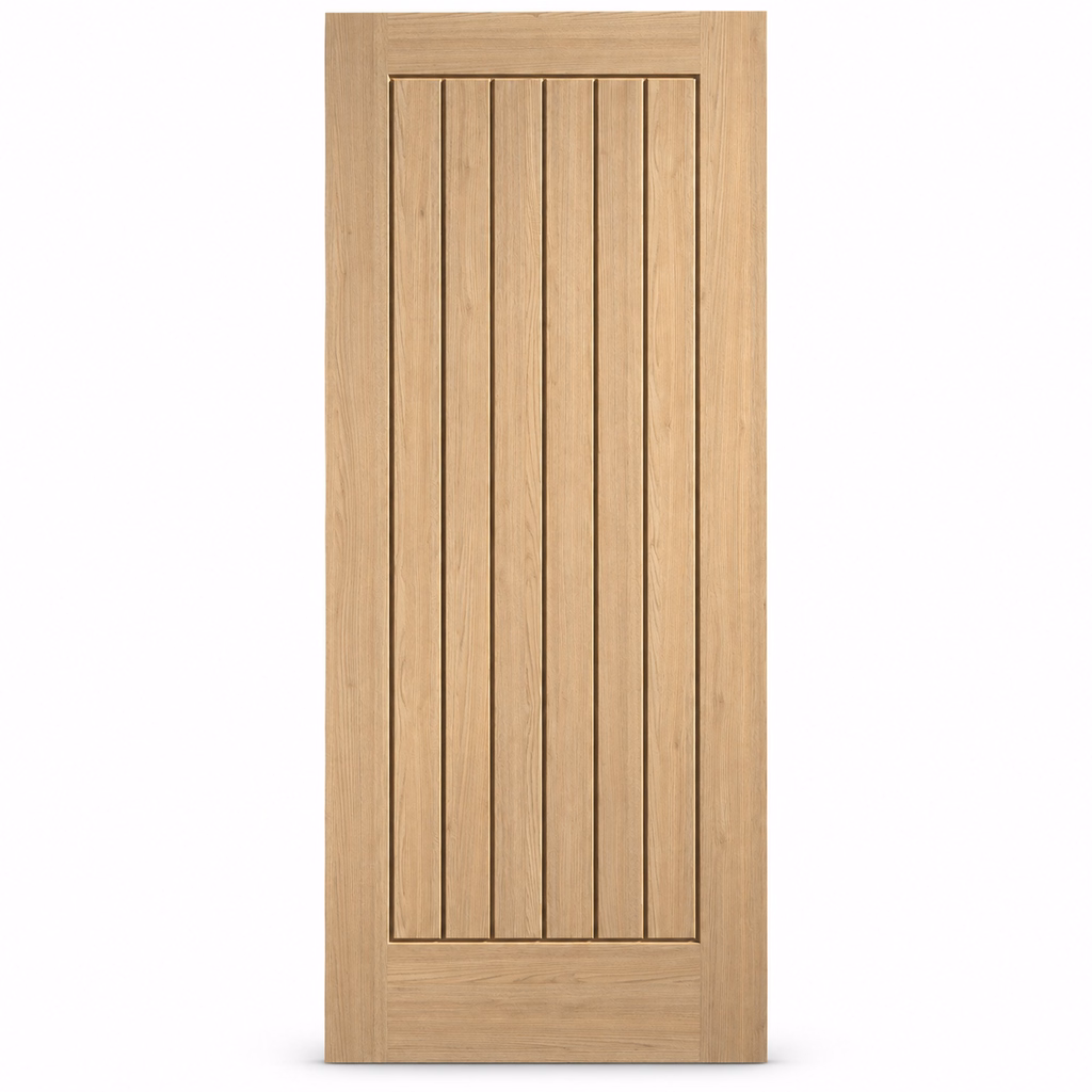 LPD Cotswold Cottage Unfinished Oak Veneer FD30 Fire Door
