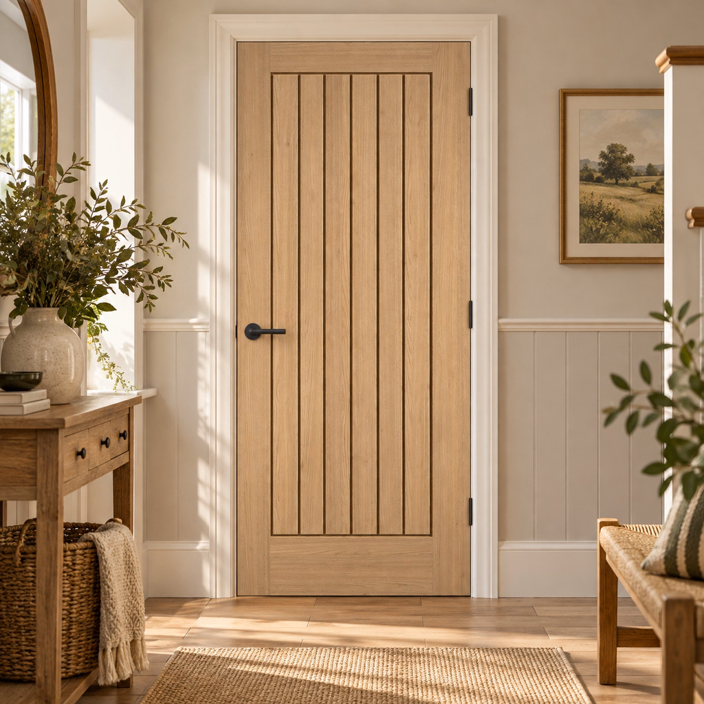 LPD Cotswold Cottage Unfinished Oak Veneer Internal Door